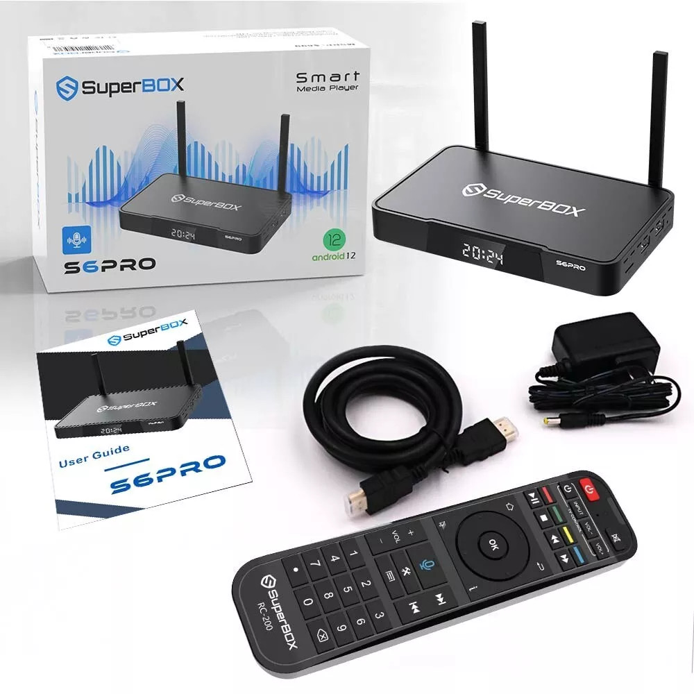 SuperBox S6 Pro streaming media player Speech Control Speech Control Fast Ship
