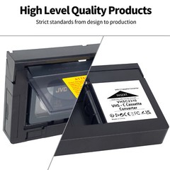 VHS-C TO VHS CONVERTER – LETS YOU PLAY OLD CAMCORDER TAPES THROUGH YOUR VIDEO