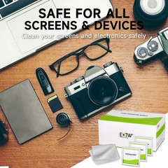 EOTW Computer Screen Wipes 1 Count (Pack of 120), white or off-white