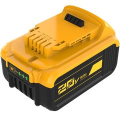 For DeWalt 20V Max 5.0AH Li-ion Battery DCB205 + 220W Power Inverter 110V AC LED