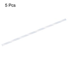 Flexible Flat Cable, 24 Pins 0.5mm Pitch 500mm FPC FFC Ribbon Cable 5Pcs(A Type)
