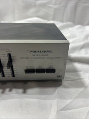 Realistic Model 31-1989 Seven Band Stereo Frequency Equalizer 120V 60 Hz 10 Watt