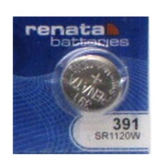 Renata Batteries 391 SR1120W Silver Oxide Watch Battery (3 Pack)