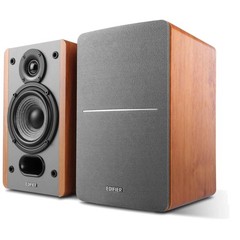 High Quality 2-Way Bookshelf Speakers – Wood Pair^-