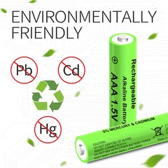 16Pcs 1.5V AA AAA Rechargeable Batteries 3000mAh Alkaline Battery w/ Charger US