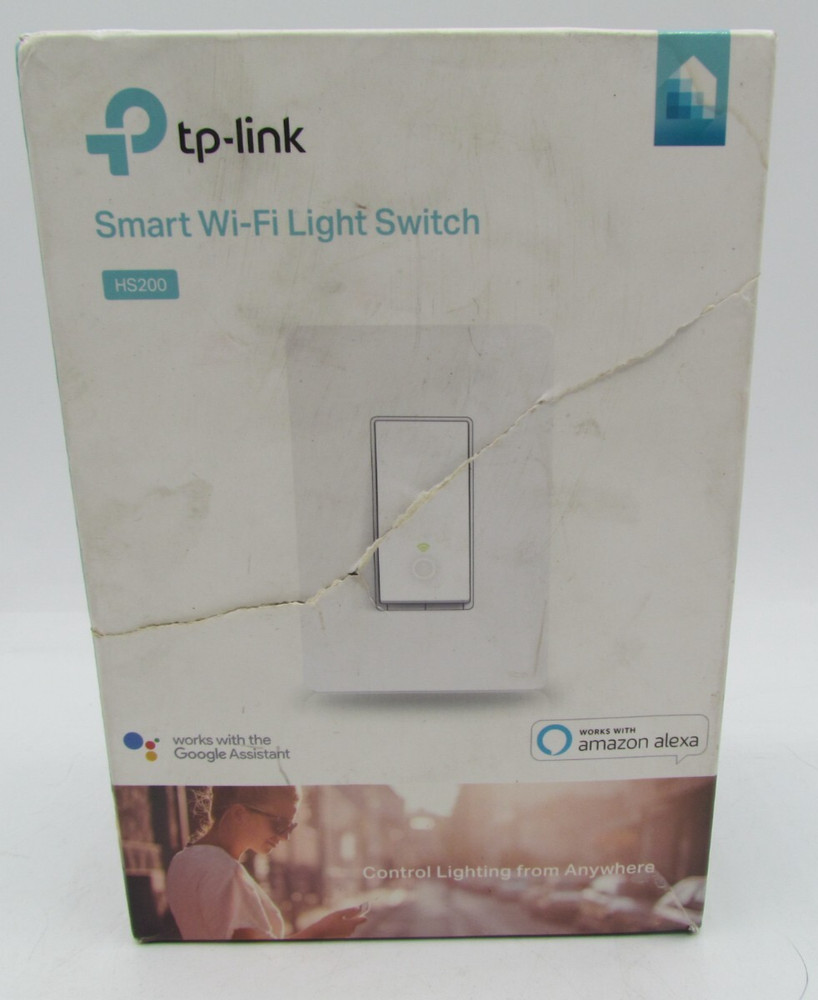 TP-Link HS200 Wi-Fi Smart Light Switch, Work with Amazon Alexa & Google Home