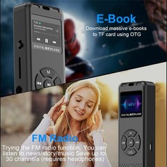 64GB Digital Voice Recorder One Click, HD Recording Easy Control Voice Recorder