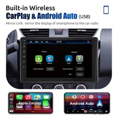 9 Inch Single 1 DIN Car Stereo Head Unit Apple Carplay Android Auto HD Radio SWC