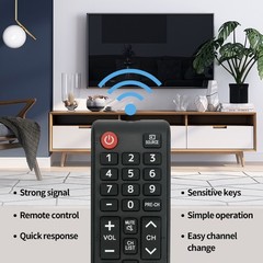 Replacement Remote BN59-01199F for Samsung Smart TV LED LCD HDTV Universal TV