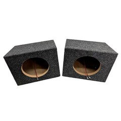 SDX 6.5″ Wedge Speaker Enclosure w. Internally Pre-Wired Fast-On Terminal(Pair)