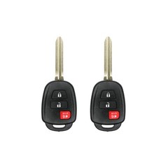 Replacement Keyless Remote Head Key Fob for Toyota RAV4 2014 FCC GQ4-52T 2-Pack