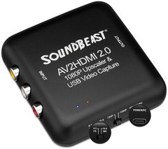 SoundBeast AV2HDMI 2.0 Upscaler + USB Video Capture Device, Used Tested Working