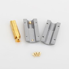 Viborg HI-END 24K Gold Plated USB2.0 Plug USB A, USB B Connector DIY Hi Fi USB