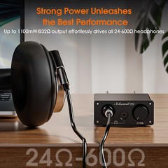Nobsound Headphone Amp HiFi Mini Audio Stereo Amplifier for 24-600Ω Headsets