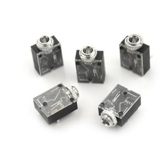 5Pin 3.5mm 1/8 Female Audio Connector Panel For Headphone PCB Mount Stereo Jack