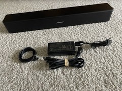 Bose Solo 5 Soundbar Home Theater Tested w/Power Supply + Optical Cable