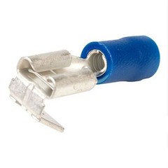 10-100PCS Blue Vinyl Insulated Piggy Back Wire Crimp Connectors Spade Terminals