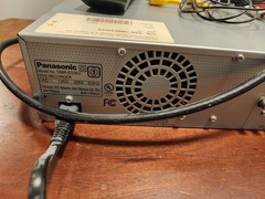 Panasonic DMR-ES35V DVD/VCR Combo Recorder with remote