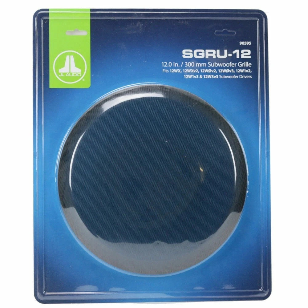 JL AUDIO SGRU-12 Subwoofer 12” Grille 12W1v2 Sub 12W3v3 Mesh Metal OPEN BOX