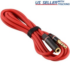 4ft 3.5mm 1/8″ Stereo Audio Aux Headphone Cable Extension Cord M to F MP3