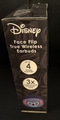 Disney STITCH Face Flip True Wireless Earbuds, up to 10 hours of battery life