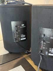 Dual (2) OSD Audio Nero Tubebass10 powered subwoofer (s) cylindrical
