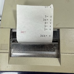 Monroe 3140 Vintage Desktop Adding Machine Calculator Printer Tested/Working
