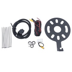 For Jeep Wrangler JK 2007-2018 Rear View Backup Camera Kit w/ Spare Tire Bracket