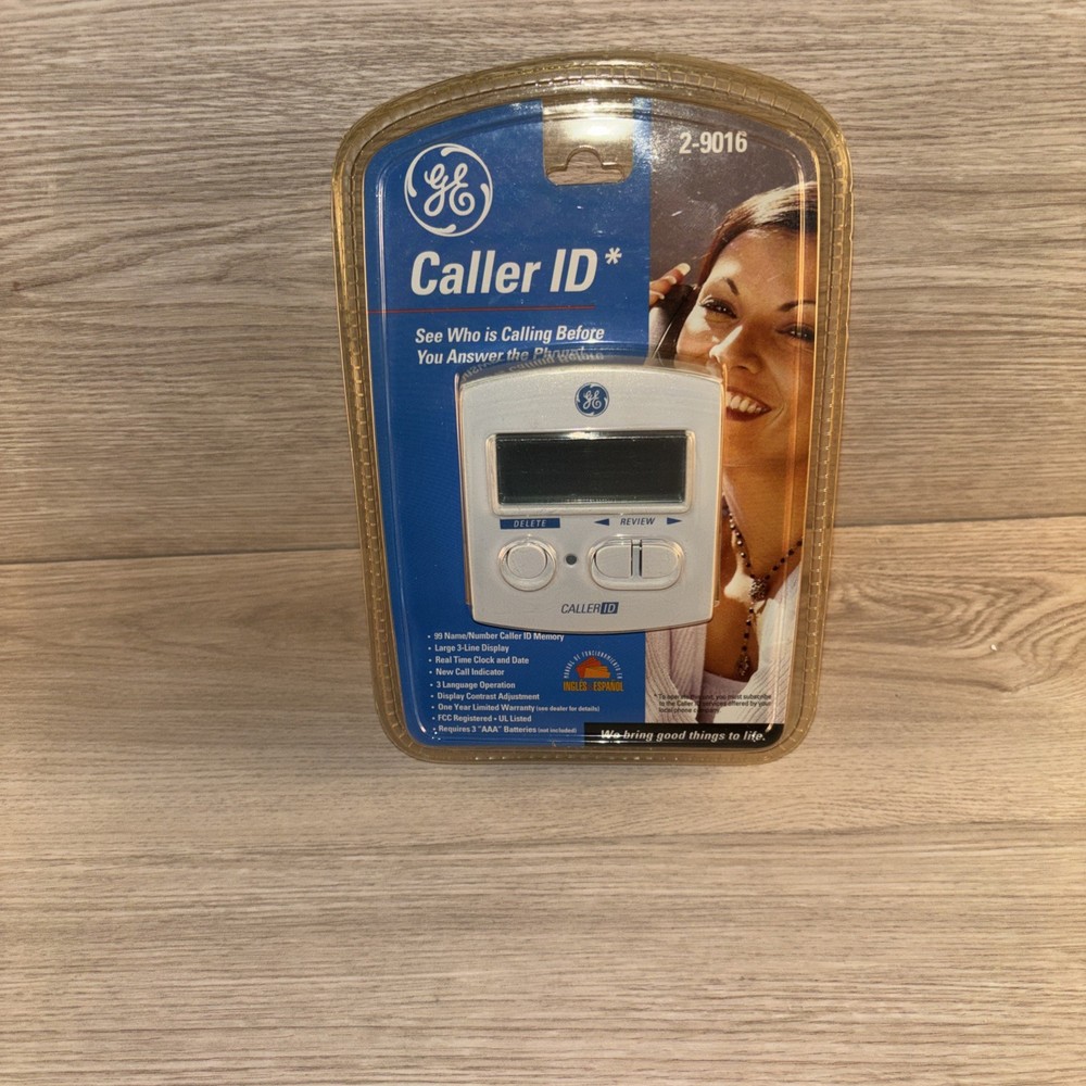 General Electric Caller ID 2-9016F Caller Name Verification – New In Sealed Pack