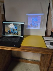 RoHS Projector LED Tested/Works HDMI, USB, AV In, SD Card, VGA