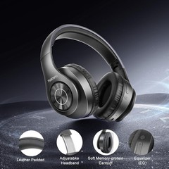Over Ear Wireless Headphones: Foldable Bluetooth 5.1 with 40 Hours Battery Life