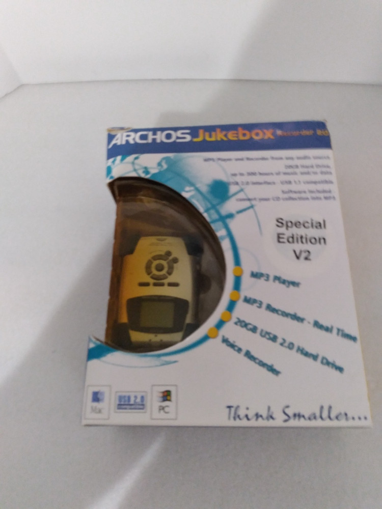 Archos Jukebox Recorder USB 2.0 Portable MP3 Player Org. Box