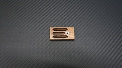 Adapter / Slider / Mounting Bracket for Grado Wooden Tonearm – Mahogani Wood