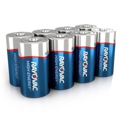 105 Rayovac D Cell Alkaline Batteries Bulk 5 Year shelf Life Guaranteed