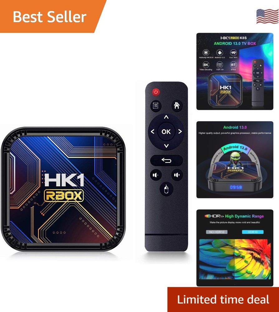 Android Box 2026, Android 13.0 TV Box with 3D 8K 4GB RAM 64GB ROM RK3528 Quad…