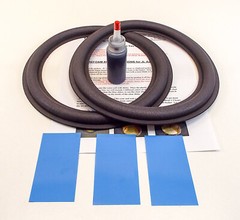 JL Audio 10W0 10W1 10W6 Subwoofer Refoam Kit – 2 Foams w/ Shims