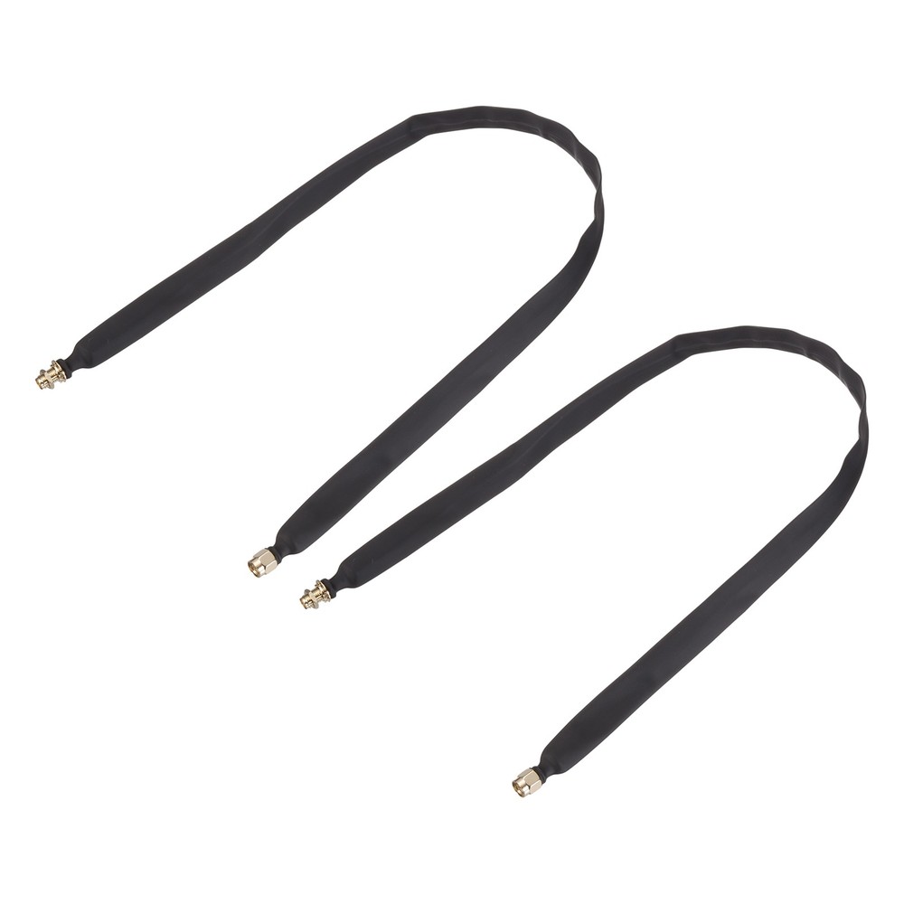 Flat Coaxial Cable, SMA Male to Female 1.64ft/50cm Cord Coax Cable Pack of 2