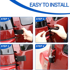 Tailgates Antenna Holder Suitable for Toyot@ FJ Cruiser 2007-2021, Tailgates Ant