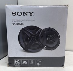 Sony XS-R1646 4-Way Coaxial Car Speakers 50W RMS/270W Peak 6.5″ x 6.5″ Pair