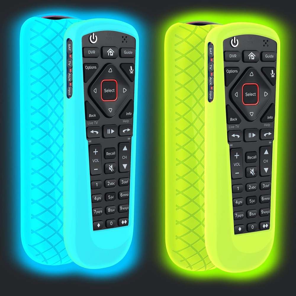 2 Pack Cover for Dish Network 52.0/54.0, 7.87 x 3.15 inches, Green and Blue