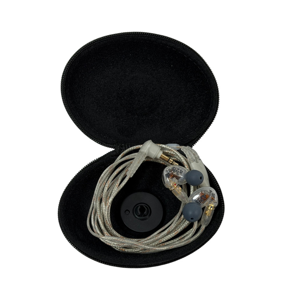 Shure SE425-CL Sound Isolating Earphones Only 3.5mm Cable Clear Authentic Works