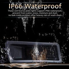 LED License Plate Light Tag Lamp Assembly -2019-2023 Dodge Ram 1500