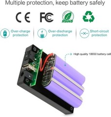 Paquete De Bateria De Iones De Litio Recargable De 12 V 3000 Mah Para Tira D…