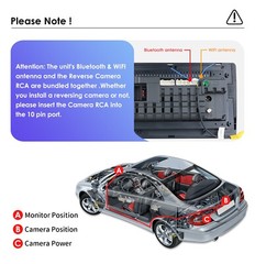 AHD 720P Car Backup Camera Waterproof Car Rear View Night Vision Parking Camera