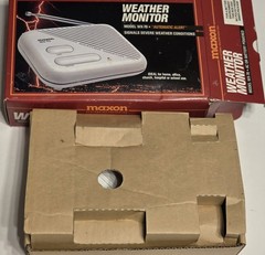 Maxon WX-70 Severe Weather Monitor AC or Battery Power OPEN BOX Automatic Alert