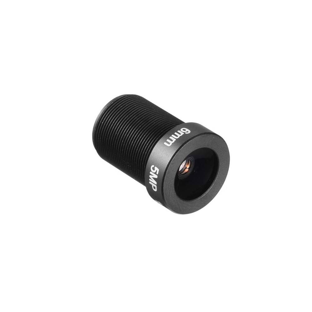 uxcell 6mm 5MP F2.0 FPV CCTV Camera Lens Wide Angle for CCD 6mm-5MP, Black