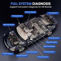 MUCAR DriverScan Bluetooth Bidirectional All System Diagnostic Tool OBD2 Scanner