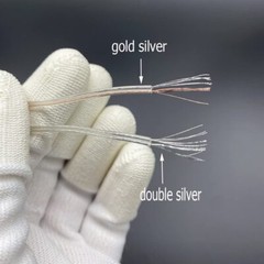 22 24 26 30 awg Copper Wire Copper Core 2P Transparent Parallel Wire 15ft Lig…