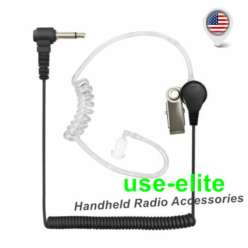 3.5mm Police Listen Only Acoustic Tube Earpiece Headset 3.5mm Earphone Jacks