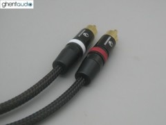 A12 — ghentaudio Silver-plated Star Quad RCA/Phono HiFi Audio Cables (Pair)